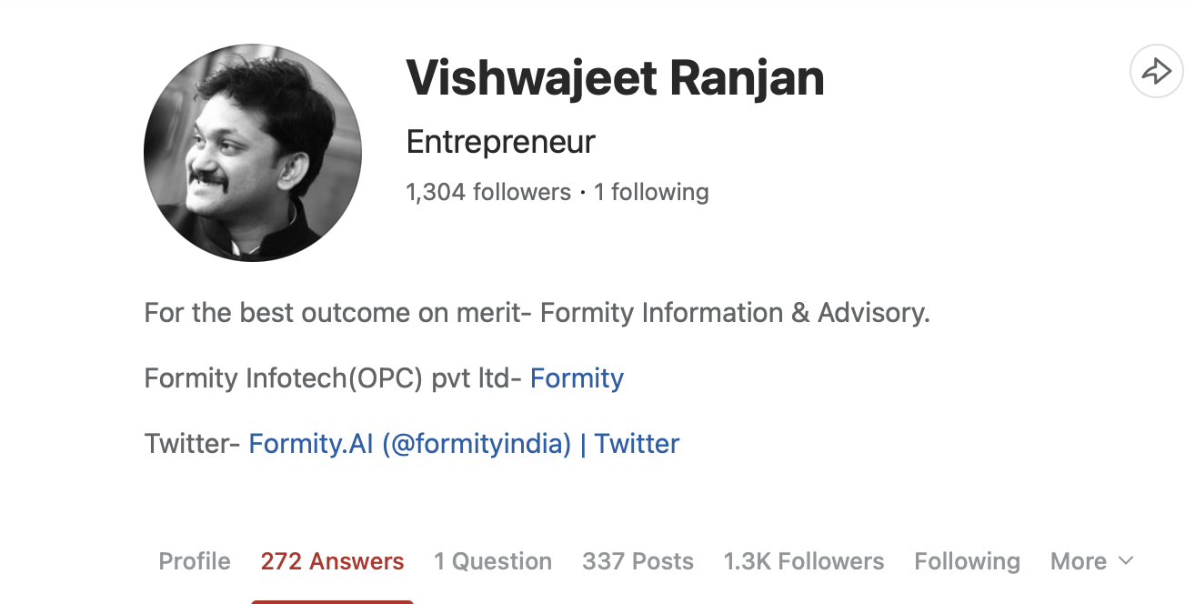 Vishwajeet Ranjan